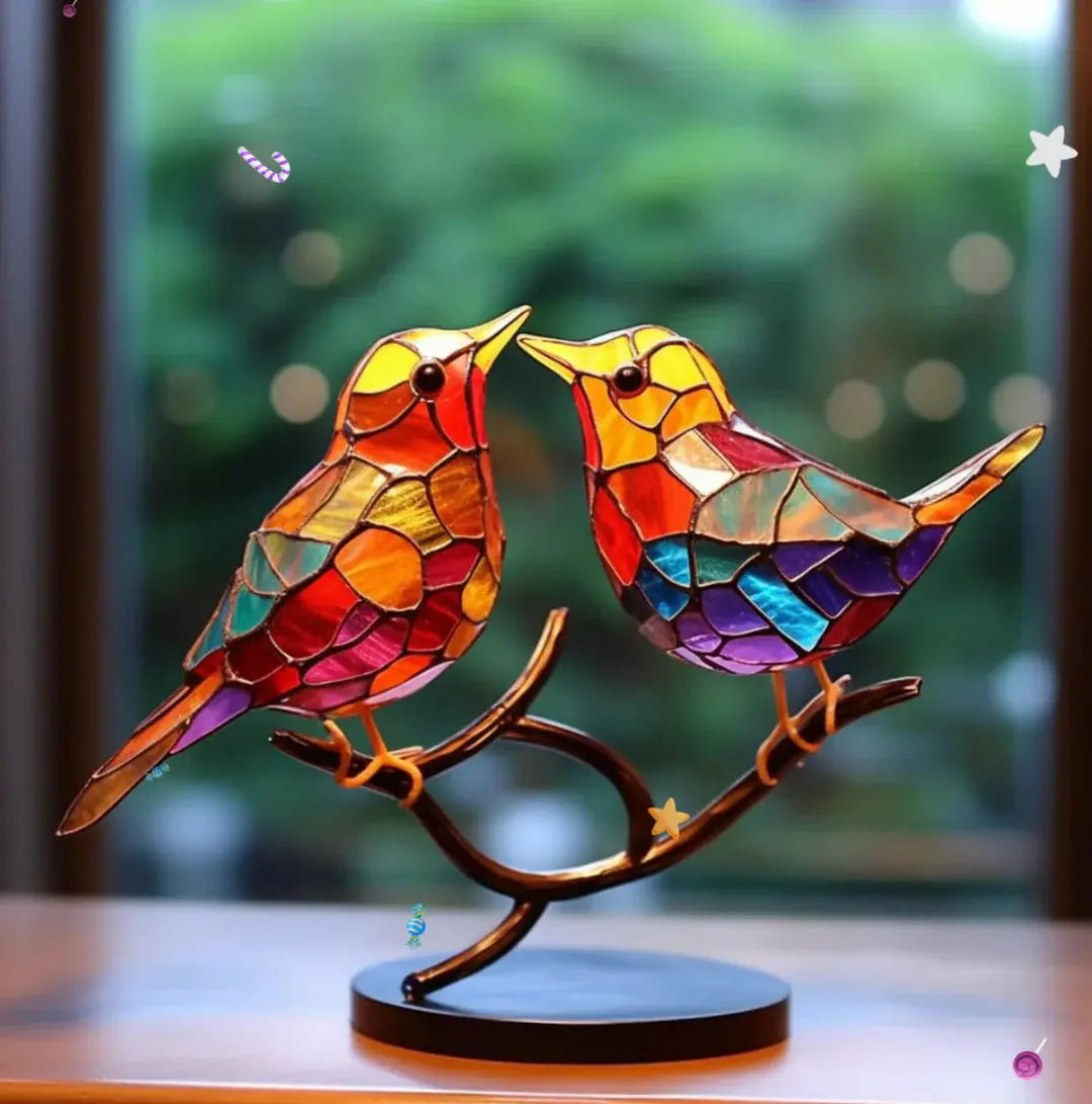 Fenster Vogel Dekoration