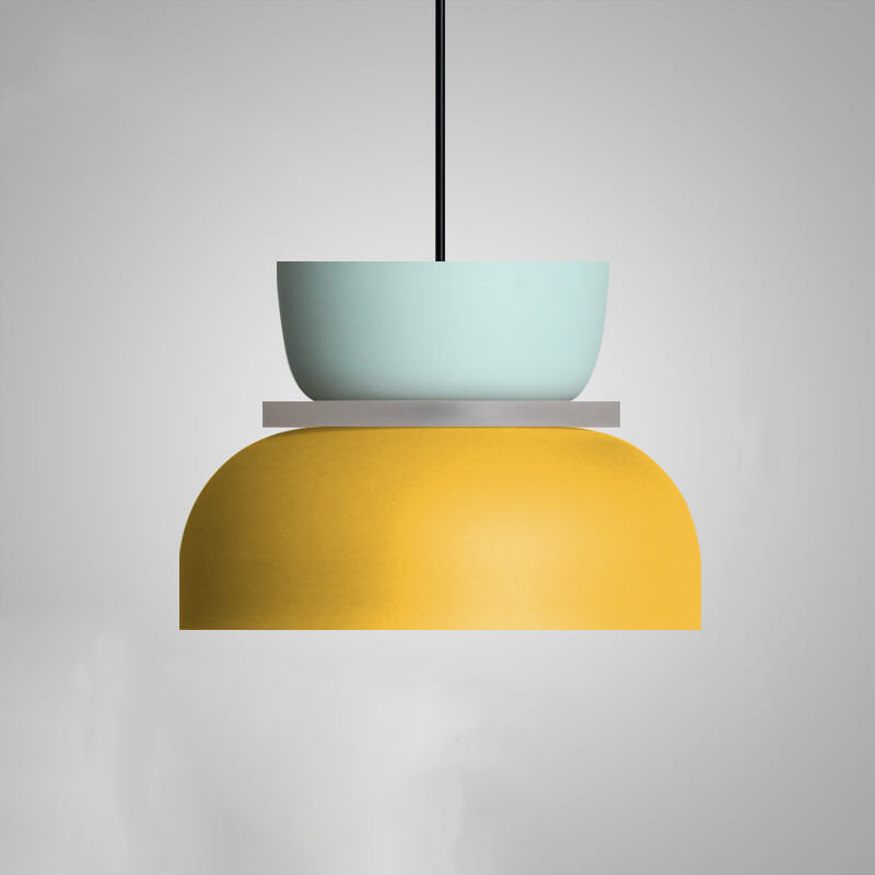 Nordic Bunte Macaron 1 Licht LED Pendelleuchte