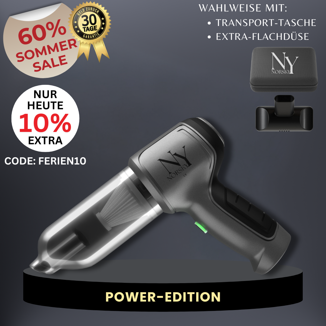 BlowVac Dual-Use | kabelloser Staubsauger Kraftvoller Bläser