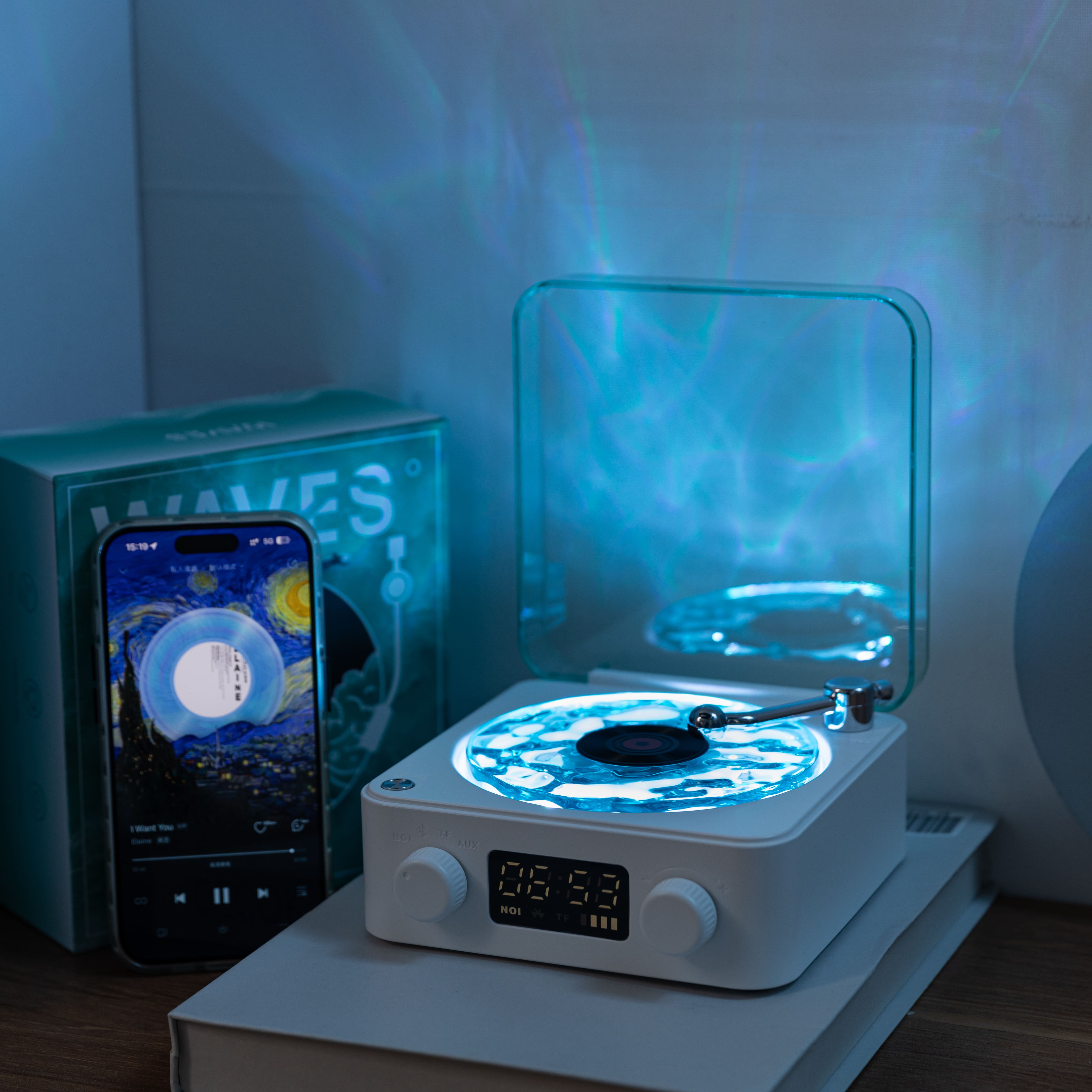 DreamTunes | Retro Mini Schlafhilfe mit RGB-Beleuchtung