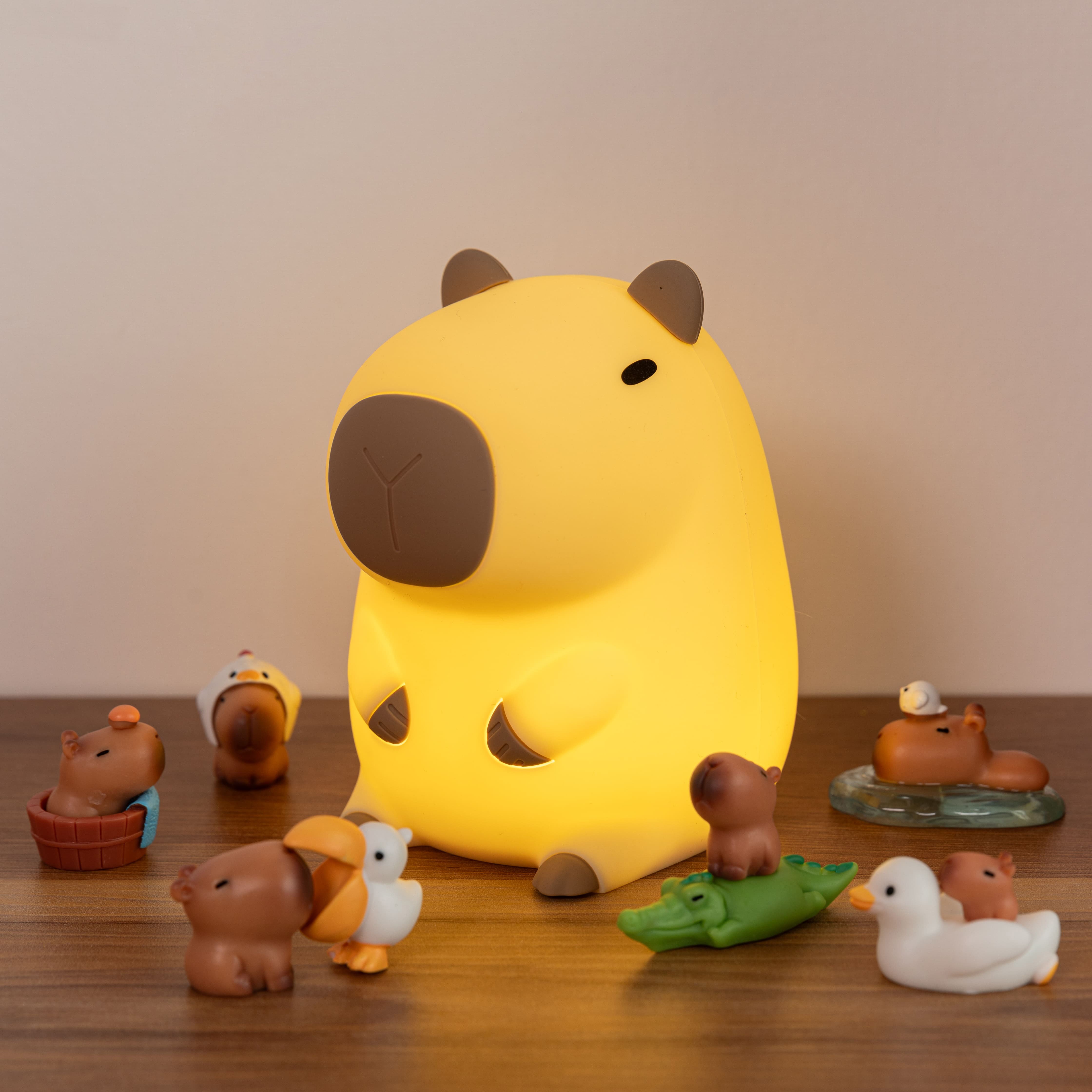 SquishBara | Capybara Squishy Nachtlicht Ideales Geschenk für Alle Altersgruppen