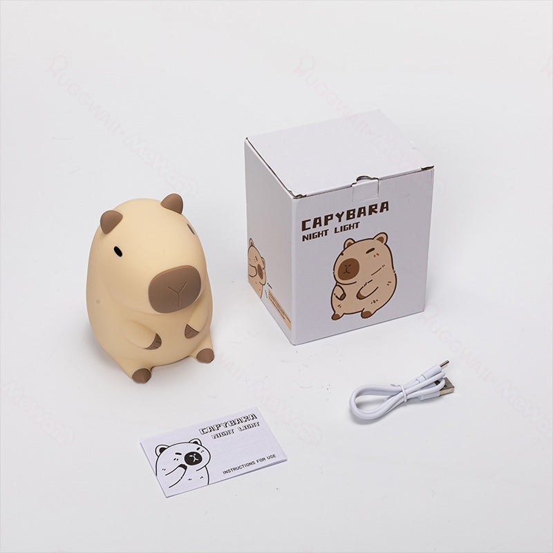 SquishBara | Capybara Squishy Nachtlicht Ideales Geschenk für Alle Altersgruppen