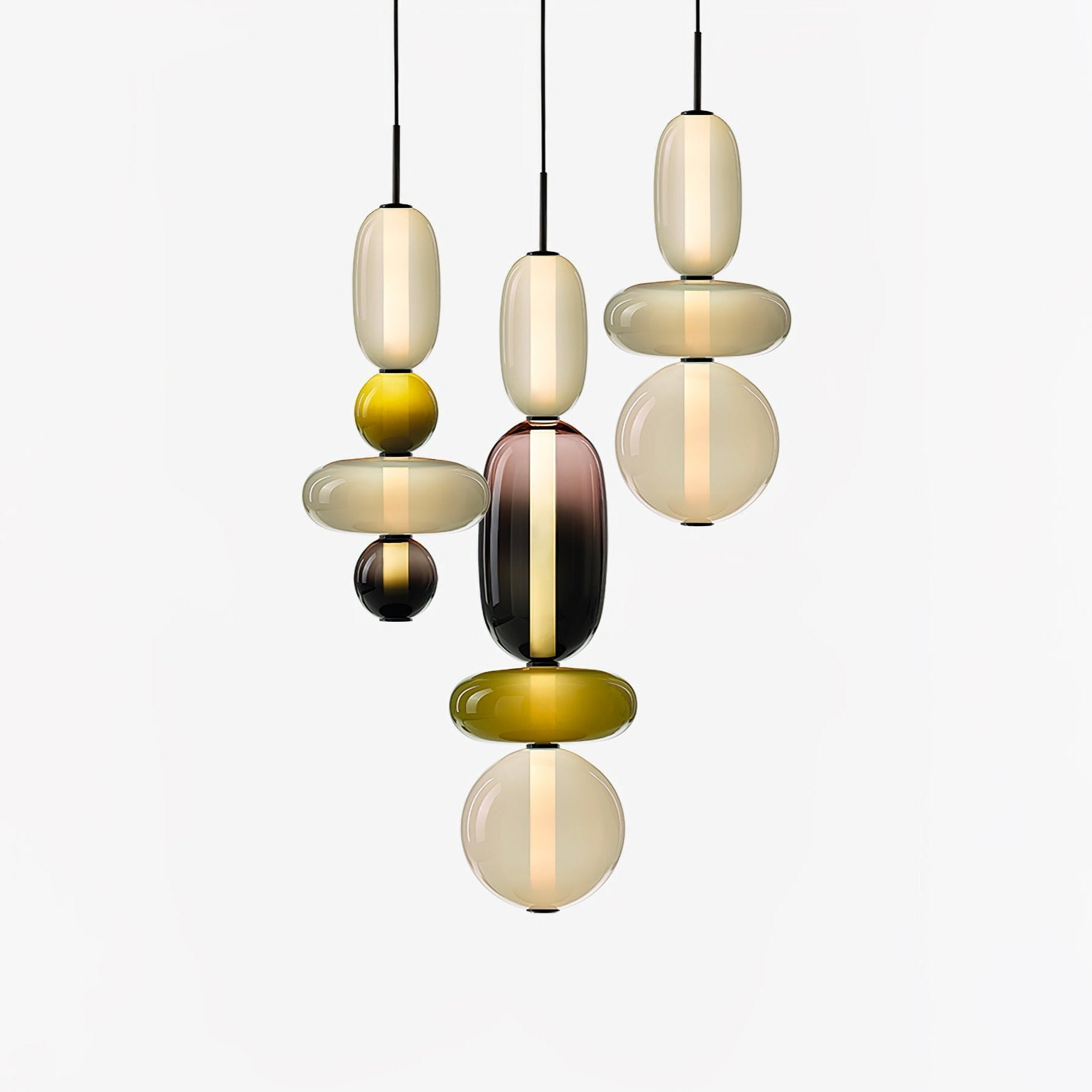 Zuckerfreies Glas Pendelleuchte