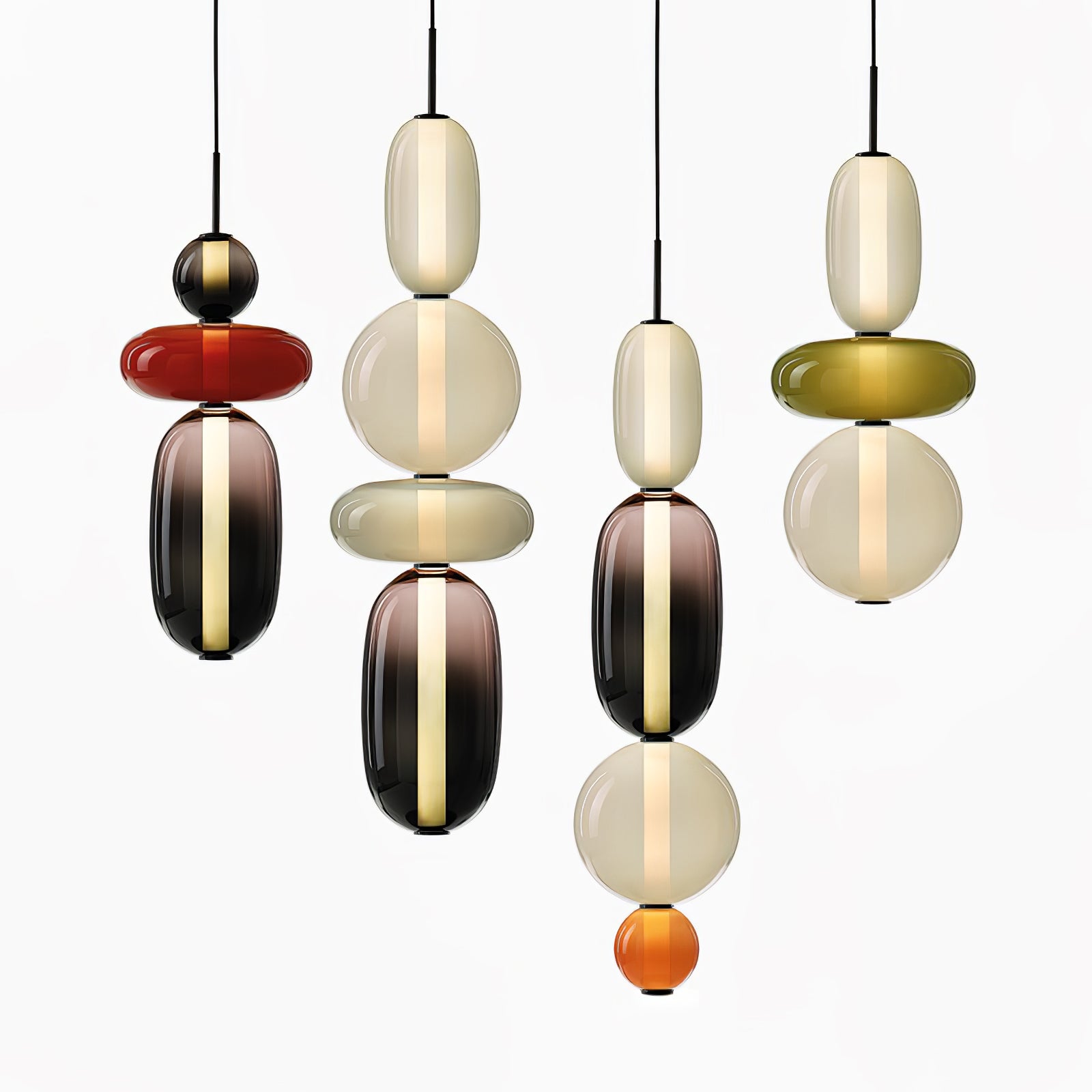 Zuckerfreies Glas Pendelleuchte