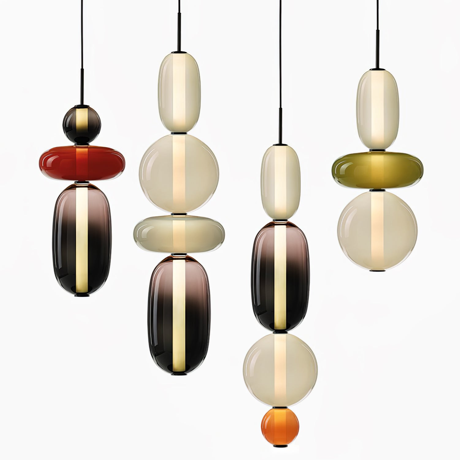 Zuckerfreies Glas Pendelleuchte
