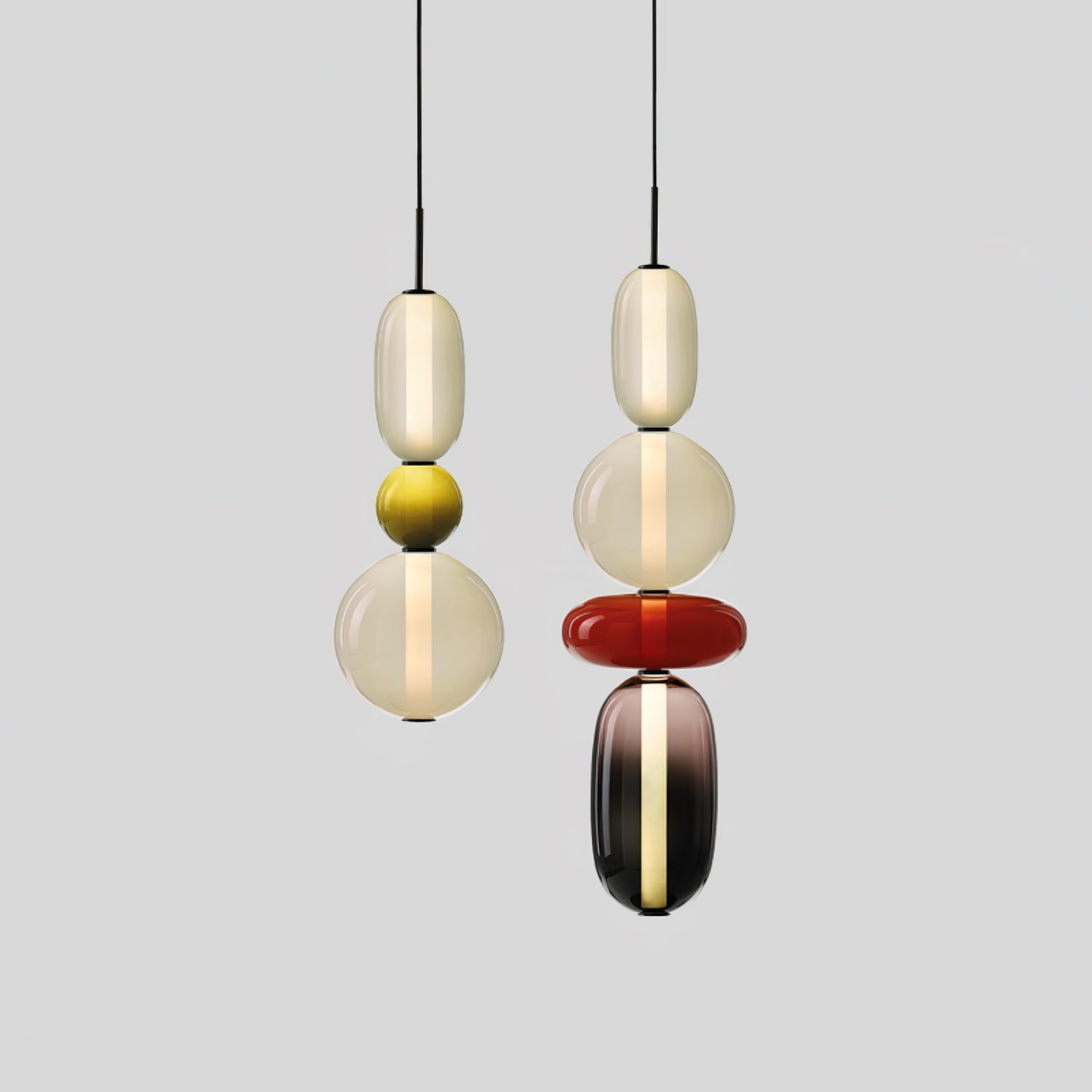 Zuckerfreies Glas Pendelleuchte