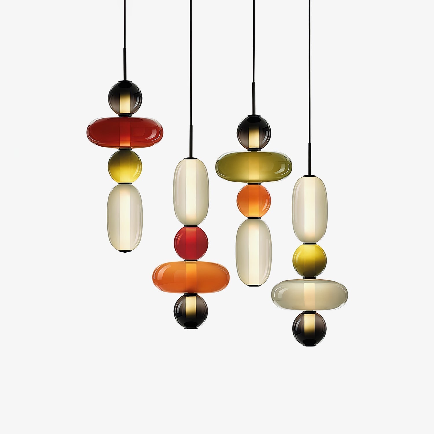 Zuckerfreies Glas Pendelleuchte