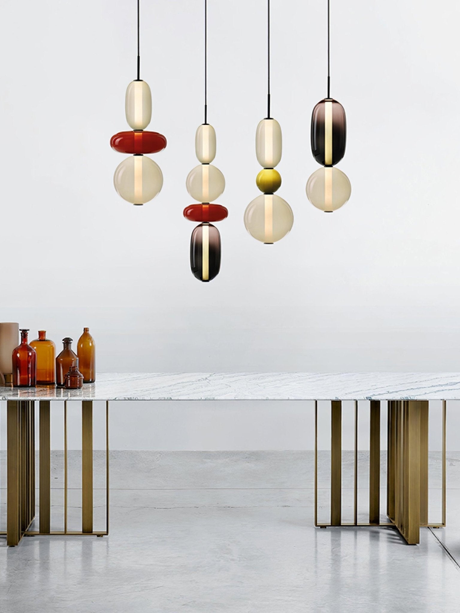 Zuckerfreies Glas Pendelleuchte