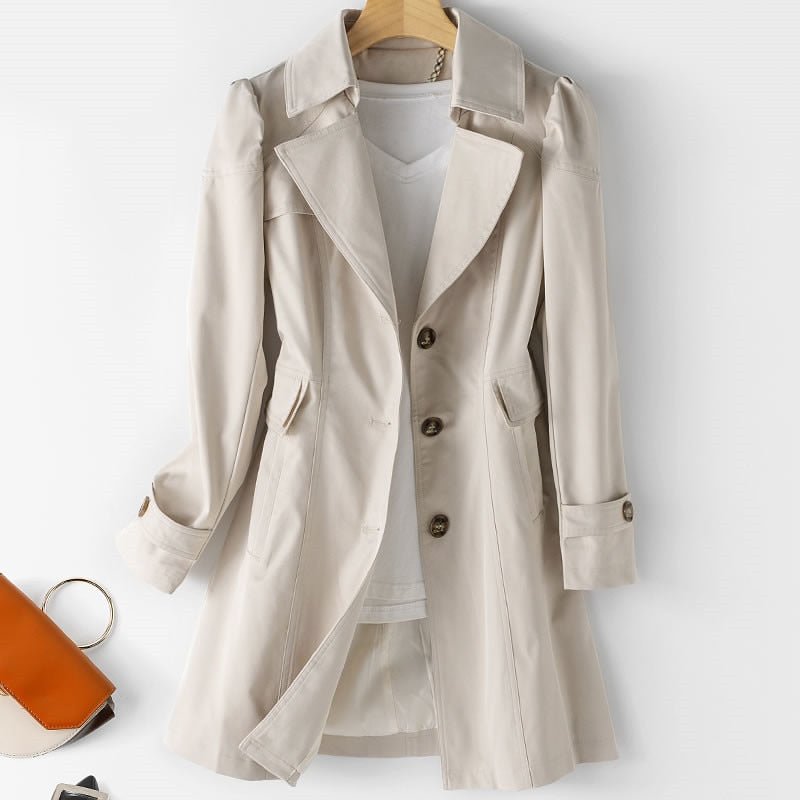 Elegante Damenjacke Aurine – Stilvoller Trenchcoat für Jede Saison