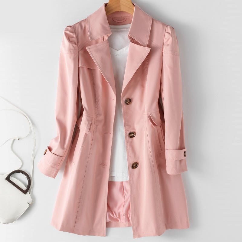 Elegante Damenjacke Aurine – Stilvoller Trenchcoat für Jede Saison