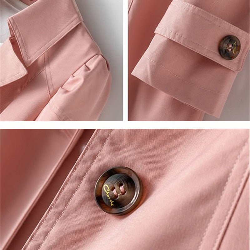 Elegante Damenjacke Aurine – Stilvoller Trenchcoat für Jede Saison