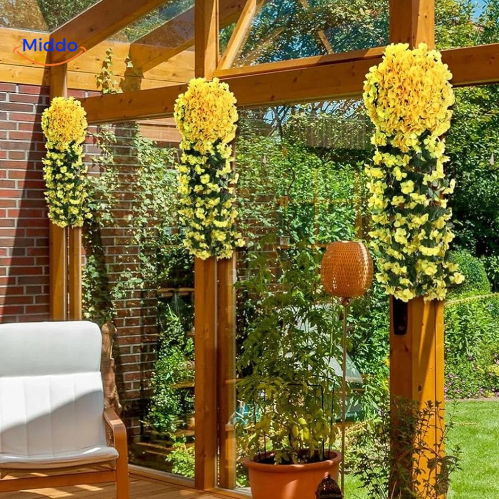 OrchidElegance Kunstblumen Cascade | Stilvolle Kunstorchideen für jeden Anlass und jede Saison