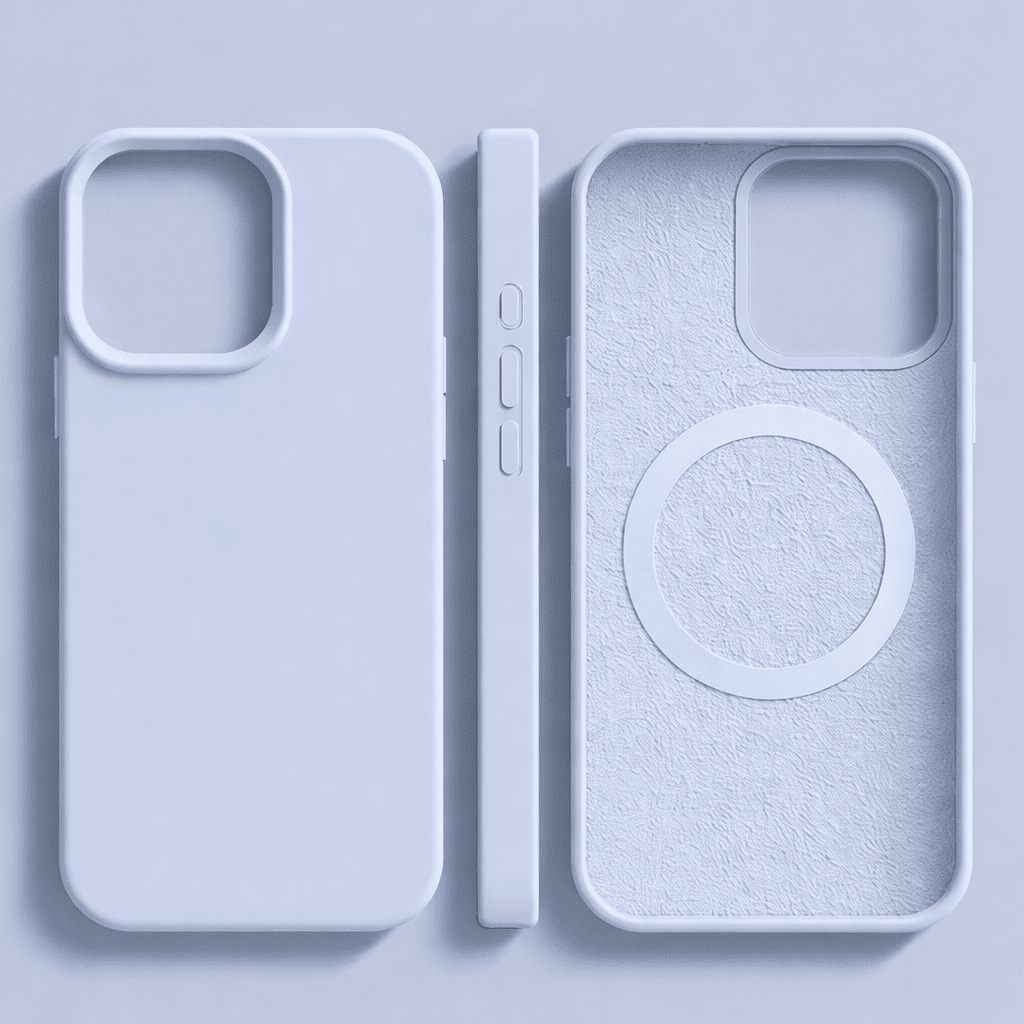 MAGNESOFT LUXE – Magnetische Silikonhülle mit Soft-Touch Oberfläche für iPhone