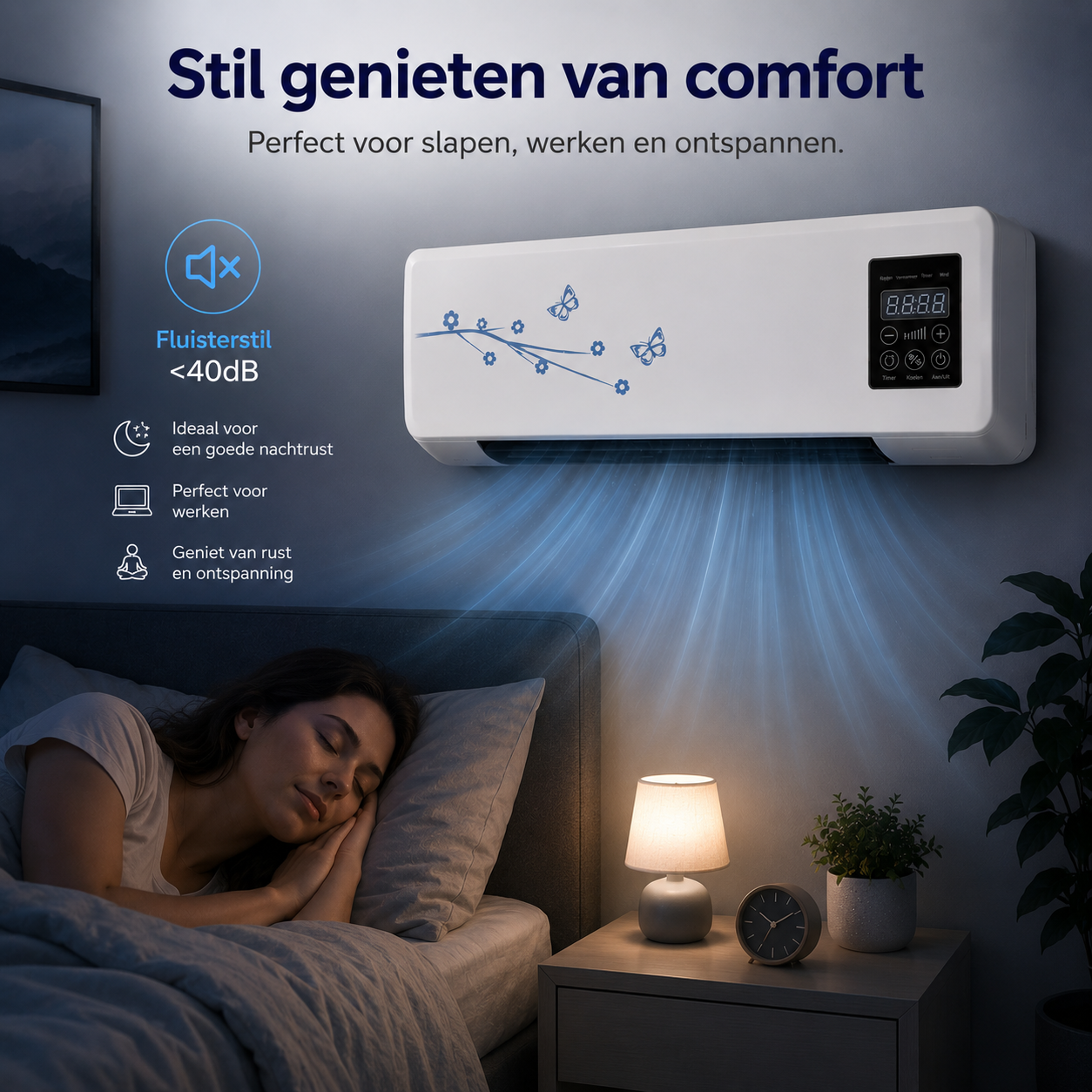 CoolBreeze Mini Luftzirkulator | Effiziente Luftzirkulation für ultimativen Komfort
