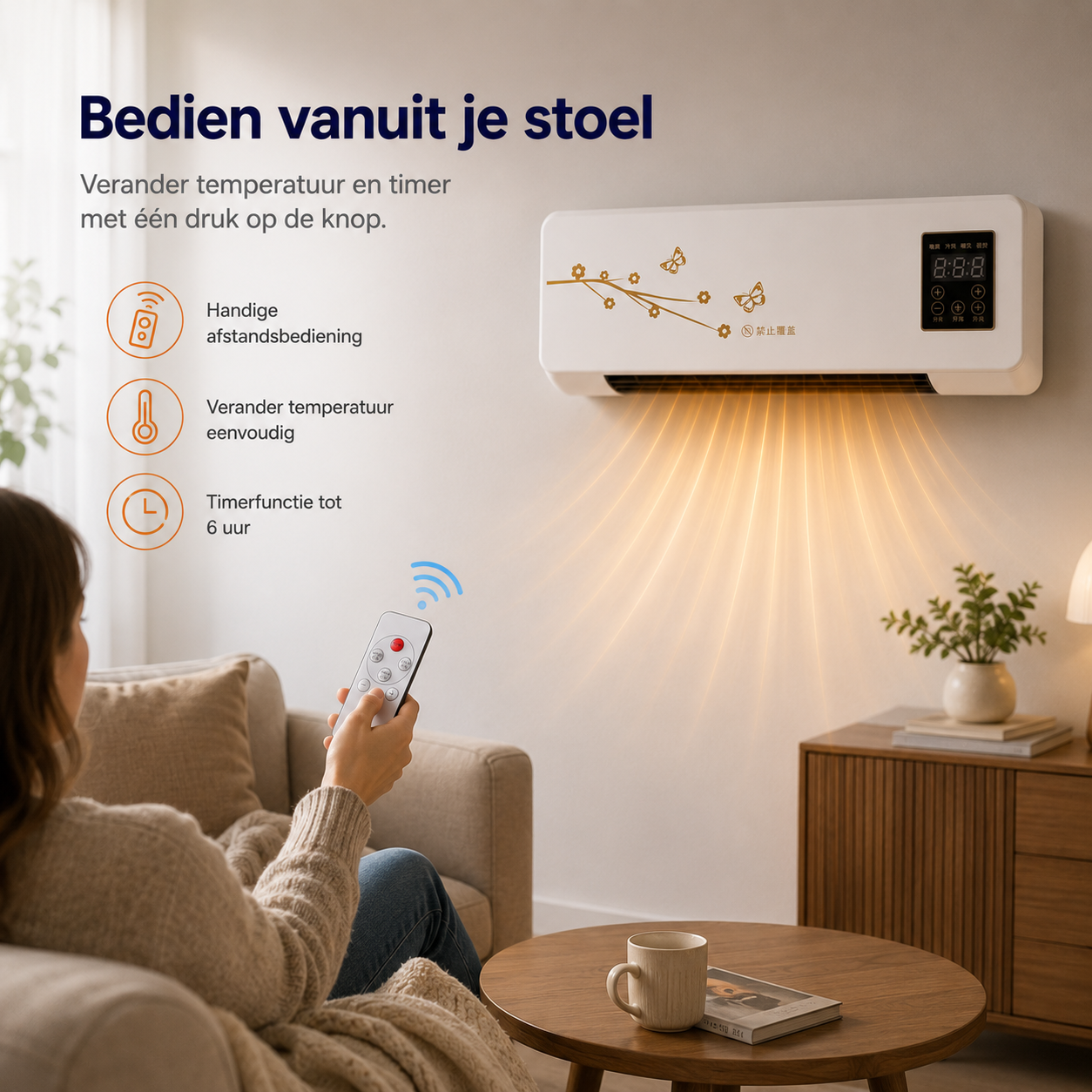 CoolBreeze Mini Luftzirkulator | Effiziente Luftzirkulation für ultimativen Komfort