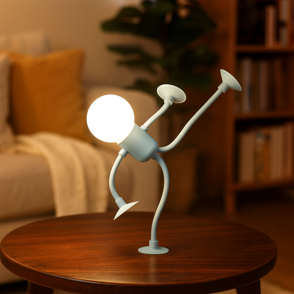 LumiFlex | LED Tischlampe Flexibel Kreative Dekoration für Wohnzimmer und Kinderzimmer Energiesparend Modern 4 Farben