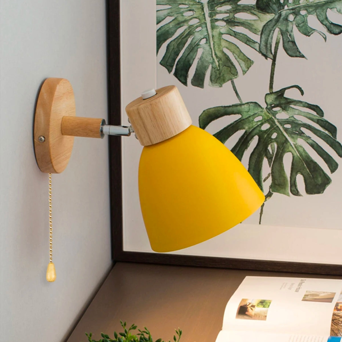ChromaWood Skandinavische Design Wandleuchte Stilvoll