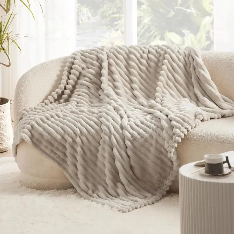 CozyFleece Plüschdecke Weiche Warme Plaid