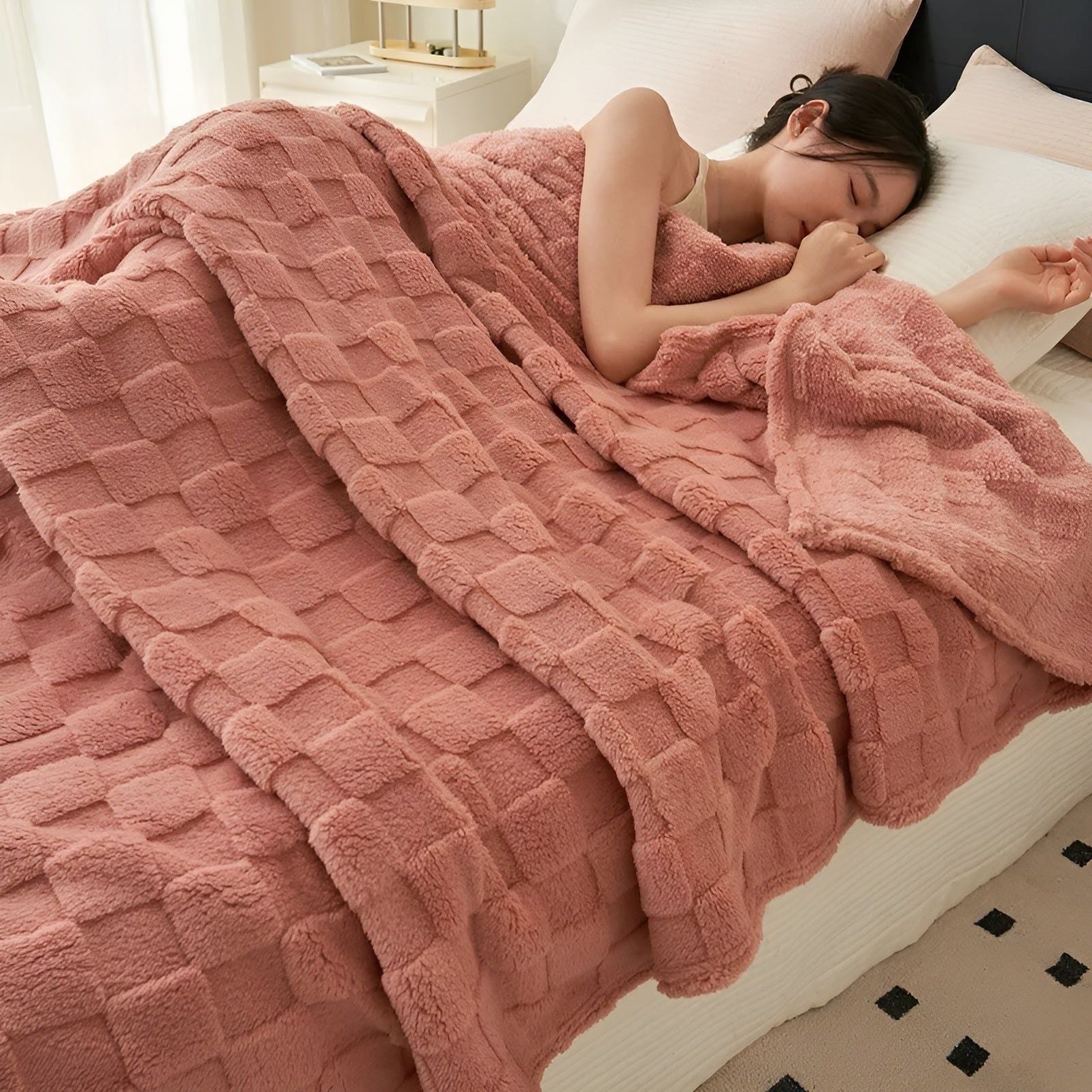 Weiche Fleece-Decke für Innen- und Außenbereich – Gemütlich, Leicht und Maschinenwaschbar