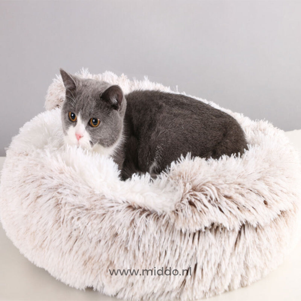 SnuggleNest Haustierbett | Bequemes Bett für glückliche Hunde und Katzen