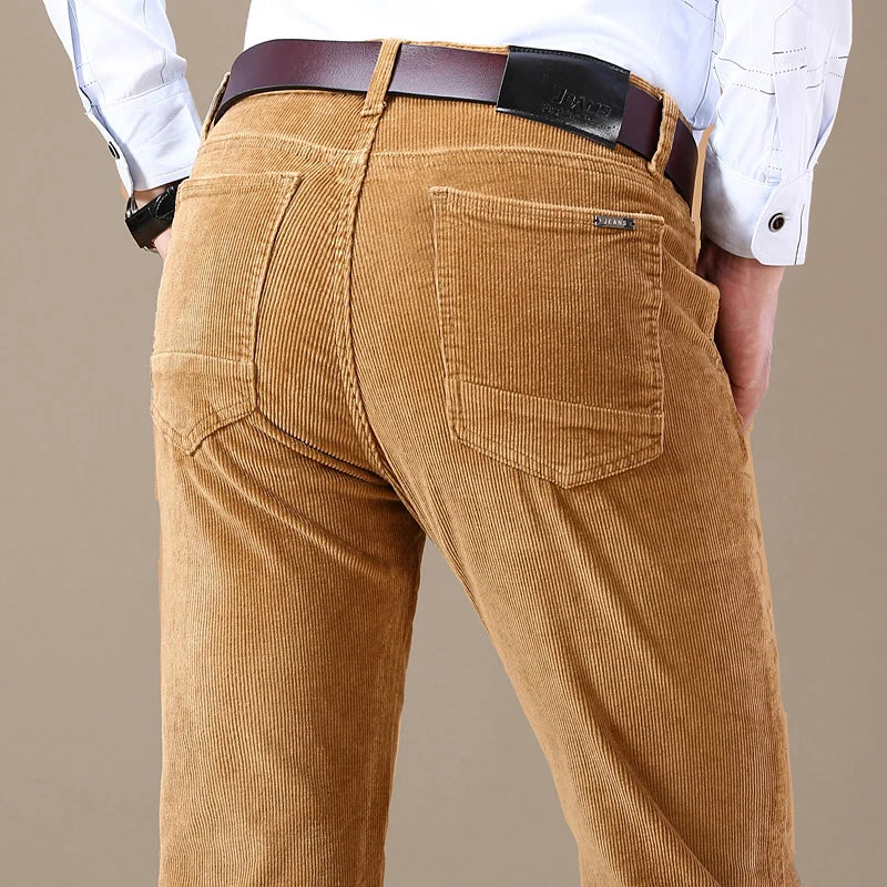 RibFlex Corduroy Hose für Herren – Bequemer Stretch & Zeitloses Design