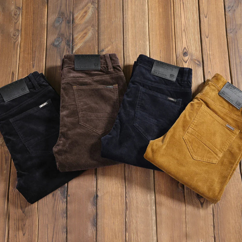 RibFlex Corduroy Hose für Herren – Bequemer Stretch & Zeitloses Design
