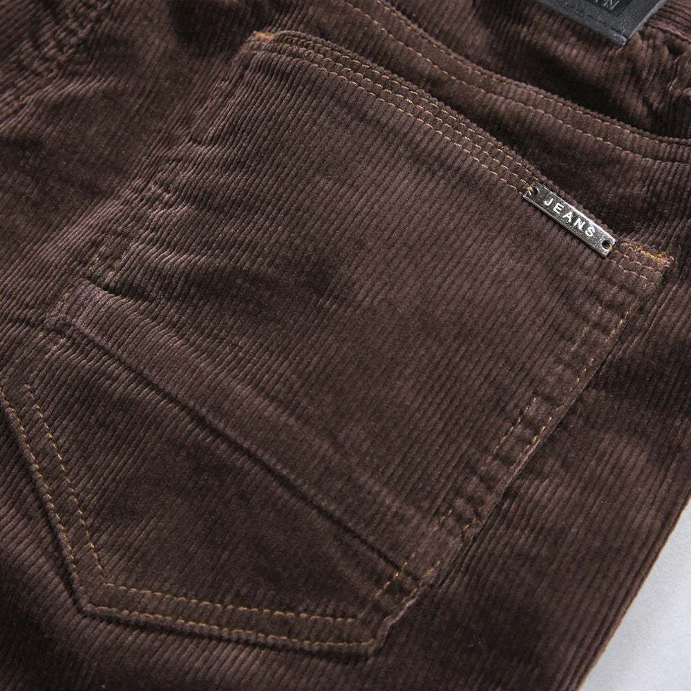 RibFlex Corduroy Hose für Herren – Bequemer Stretch & Zeitloses Design
