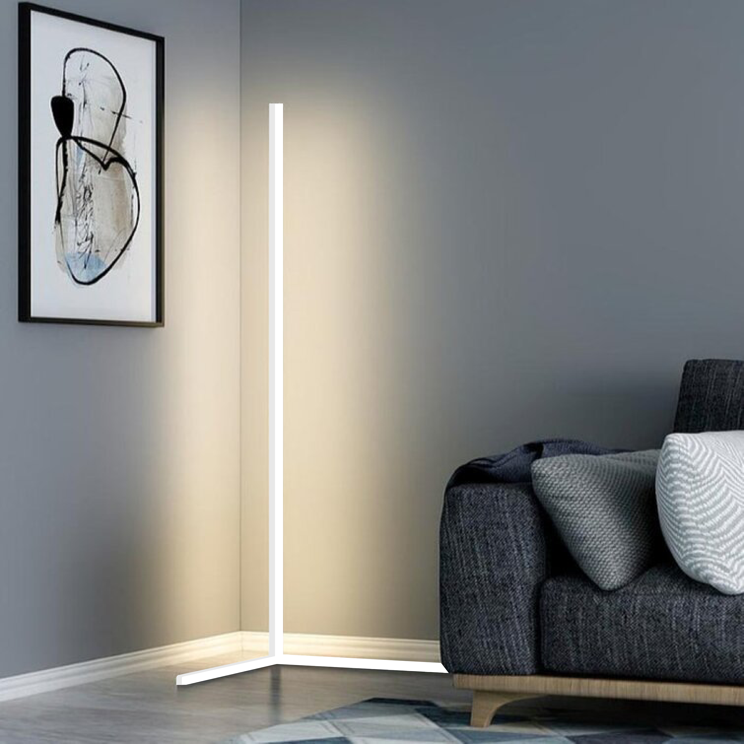 Eck-Stehlampe