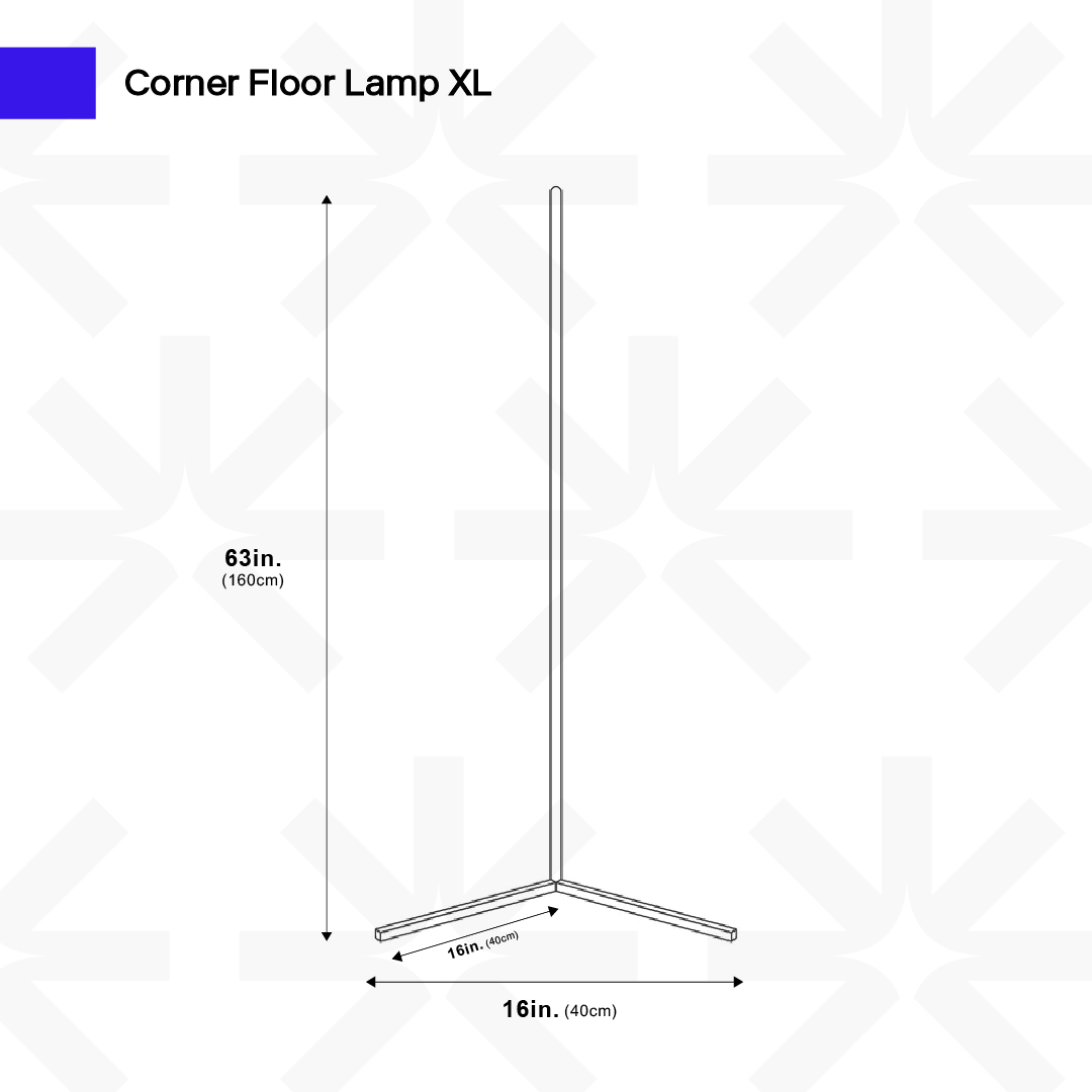 Eck-Stehlampe XL