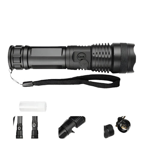 LuxeBeam Super Foco Taschenlampe | Leistungsstarke und elegante Beleuchtung für jeden Anlass