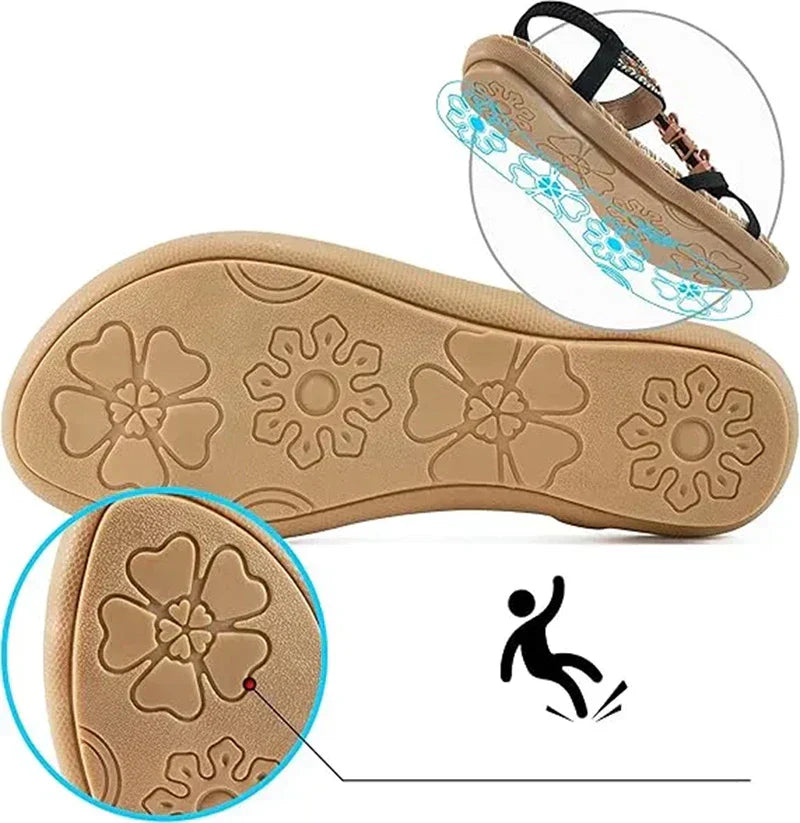 Orthopädische Sandalen Damen Komfort+