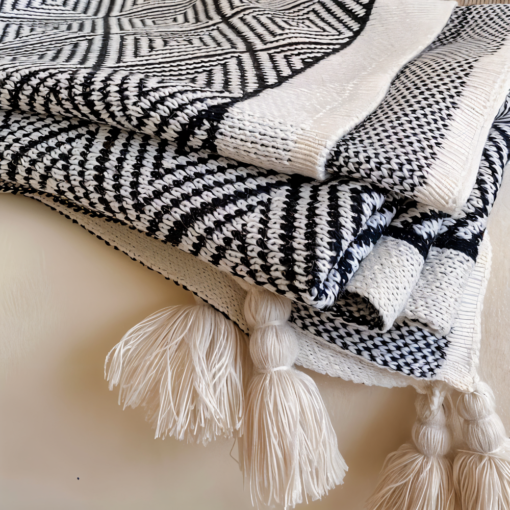 GeoComfort Fleece-Decken – Weiches, leichtes Polyester mit modernem Druck
