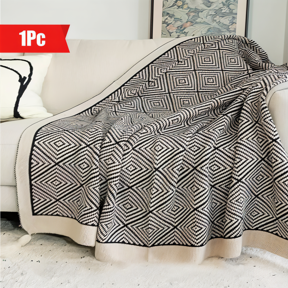 GeoComfort Fleece-Decken – Weiches, leichtes Polyester mit modernem Druck