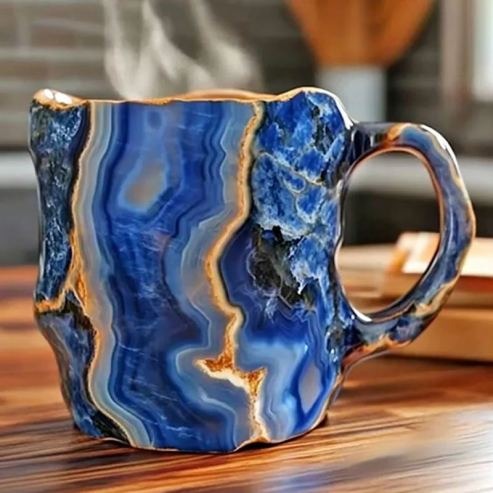 CrystalBrew Kaffeetassen | Elegante mineralische Kristalltassen für ein einzigartiges Kaffee-Erlebnis