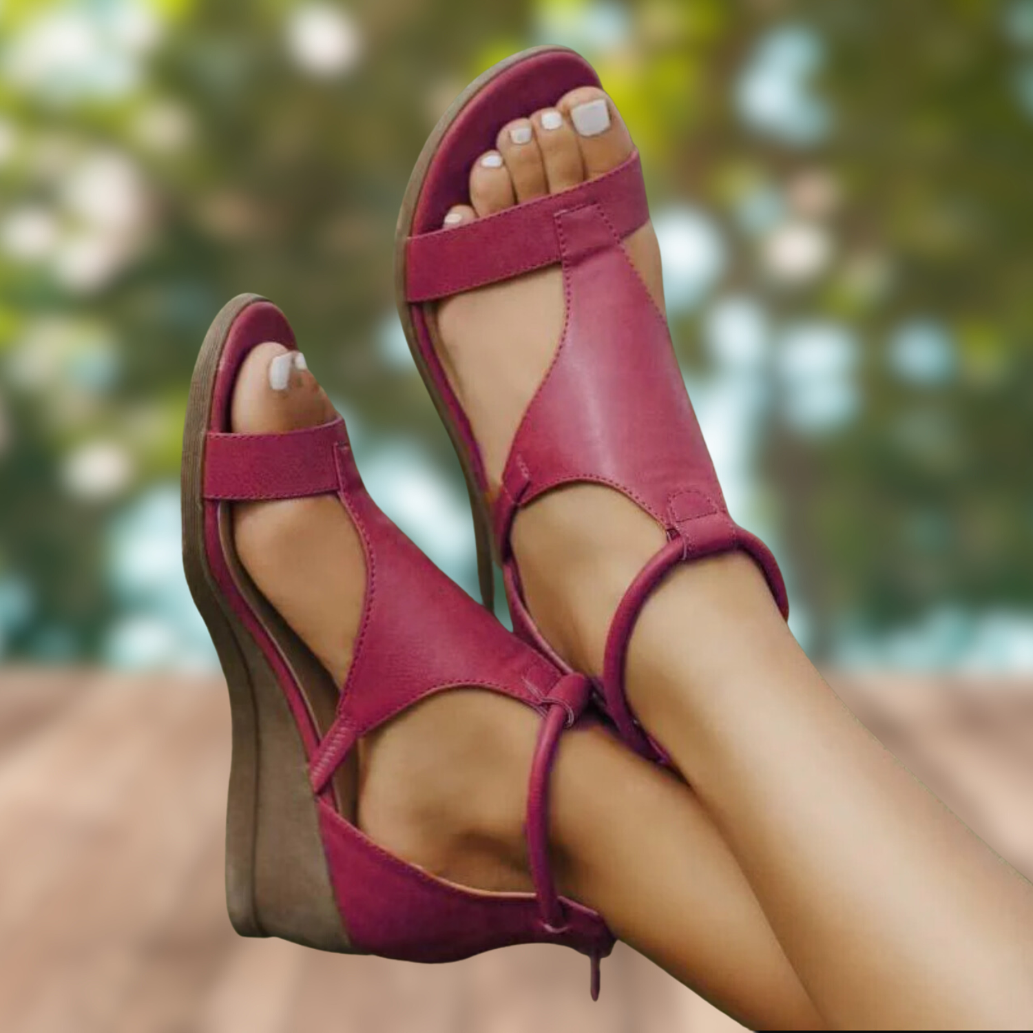 Vintage-Orthopädische Sandalen für Frauen | Absätze
