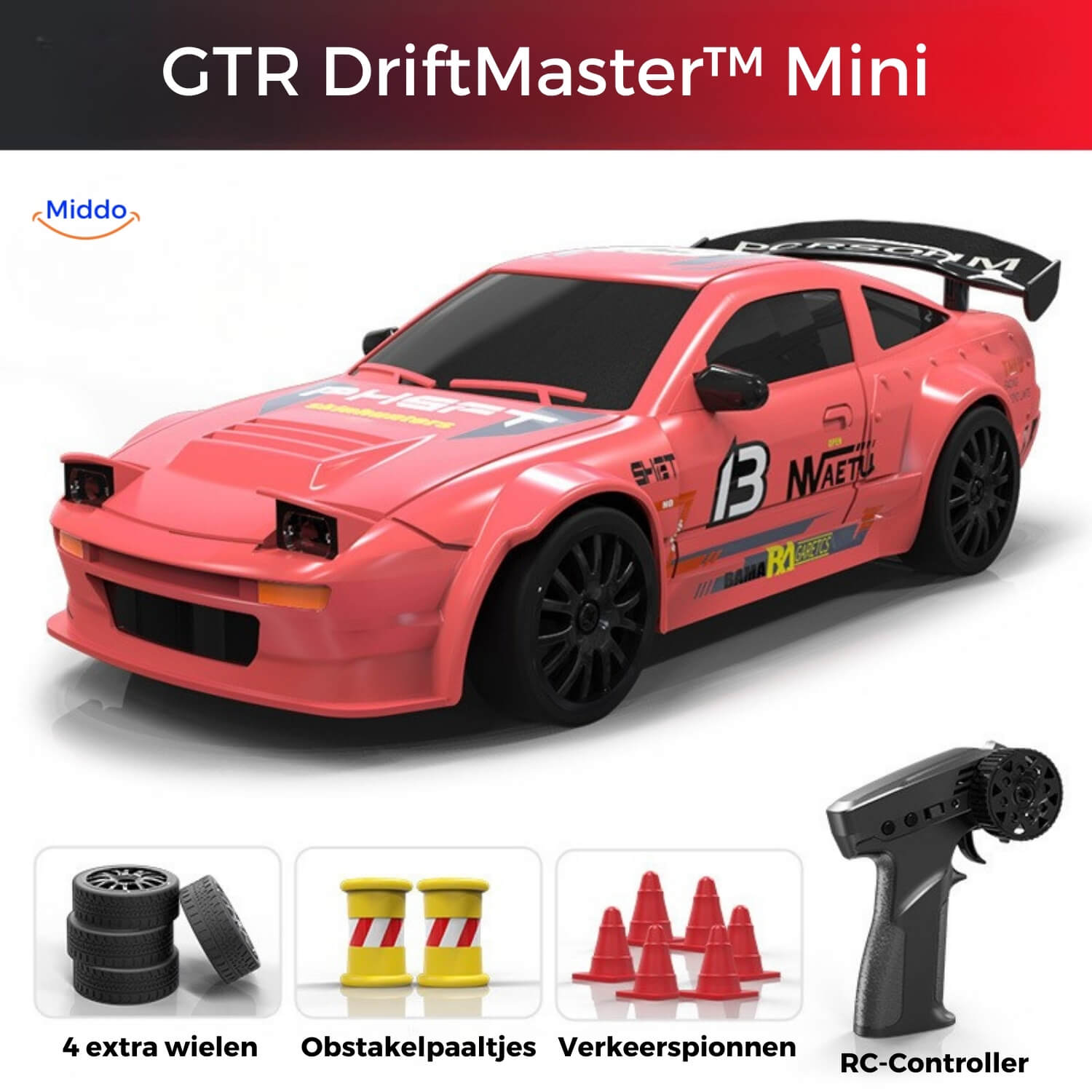 DriftPro GTR | 4WD Drift RC Auto mit schneller Ladefunktion und Action!