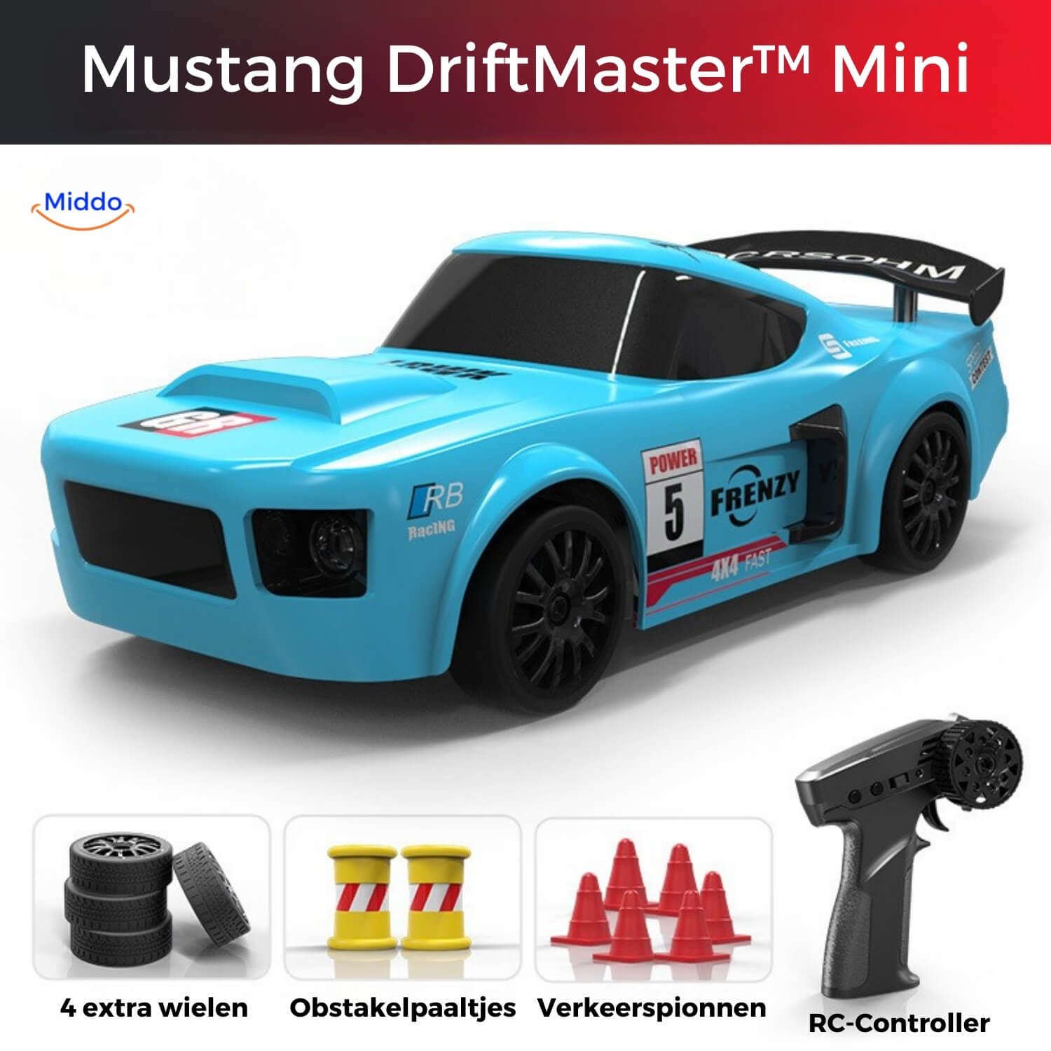 DriftPro GTR | 4WD Drift RC Auto mit schneller Ladefunktion und Action!