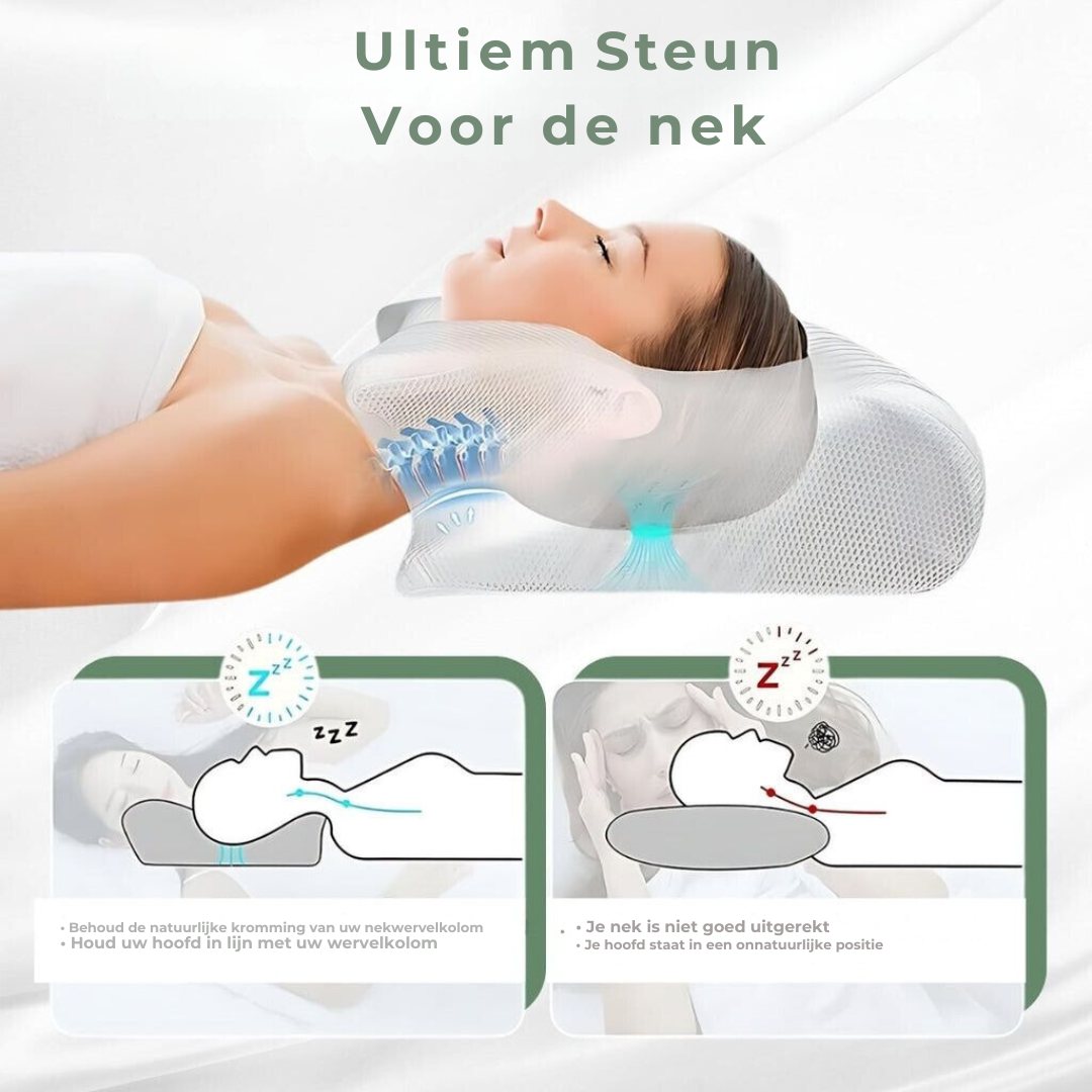 DreamAlign Orthopädisches Kissen – Luxus-Memory-Schaumkissen für Nackenschmerzen & Alle Schlafpositionen