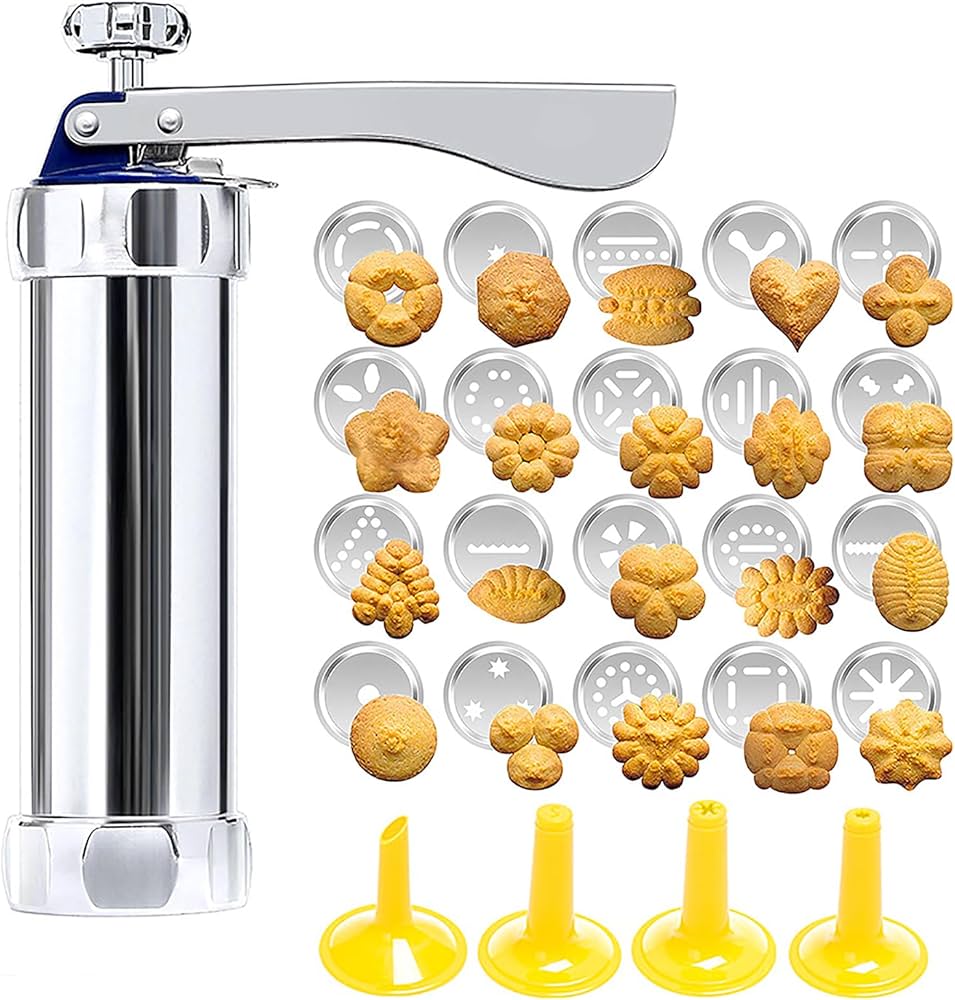Edelstahl Keks-Presse | Perfekt für gleichmäßige Kekse | BakePro