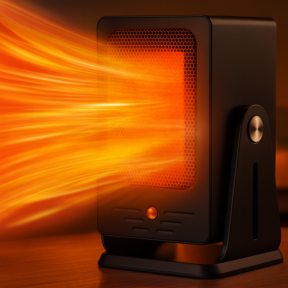 Elektrische Konvektionsheizung 900W – Tragbare Raumheizung mit Thermostat