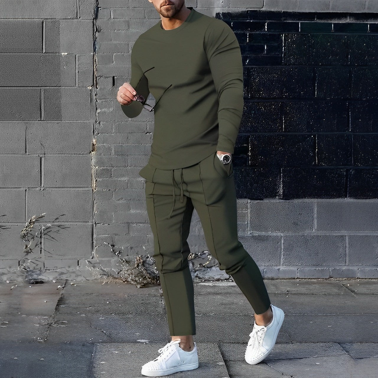 Bequeme Herren Trainingsset – Leichte und Stilvolle Outfit für den Herbst
