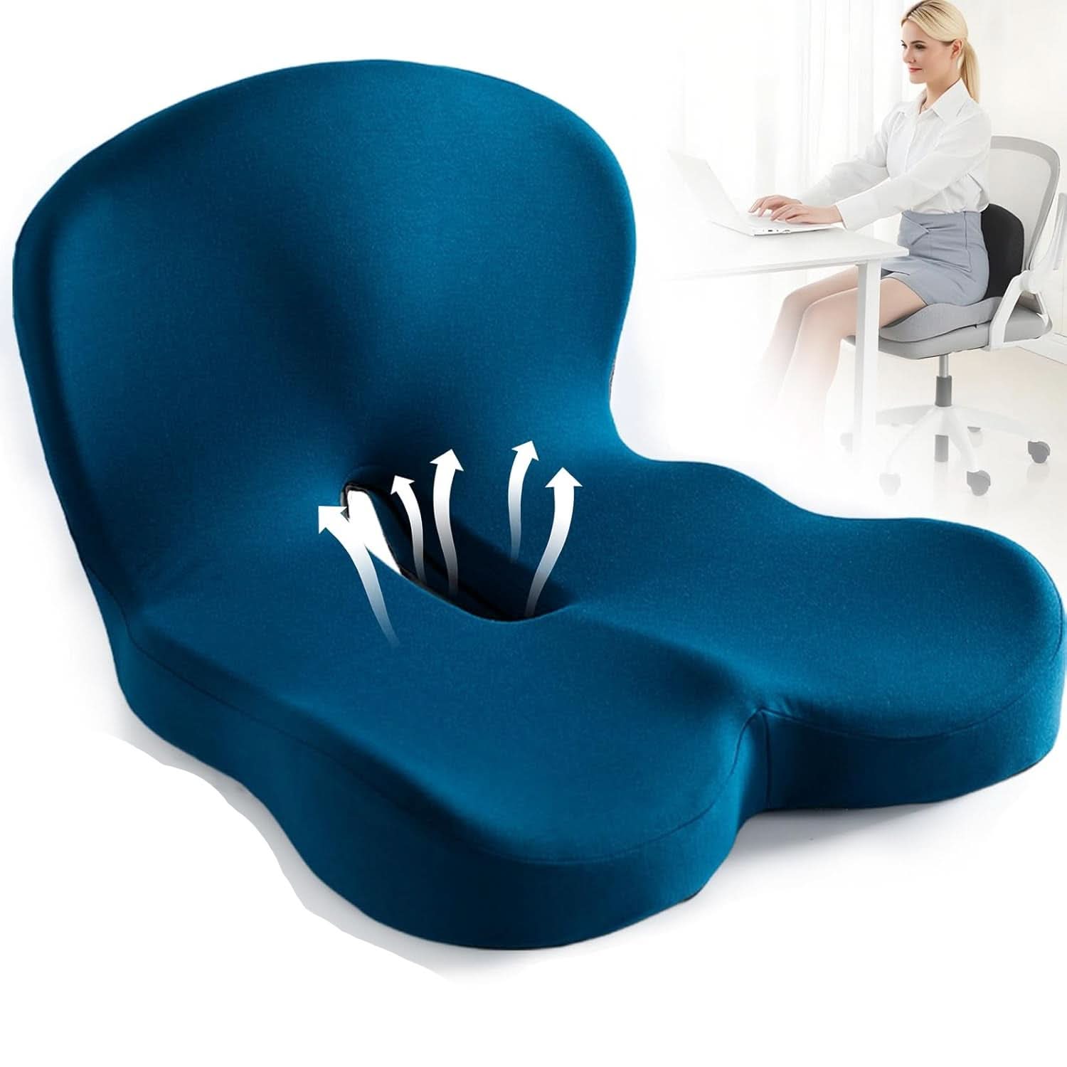 ERGOCOMFORT PAD – Premium-Memory-Foam-Kissen für Haltung & Komfort