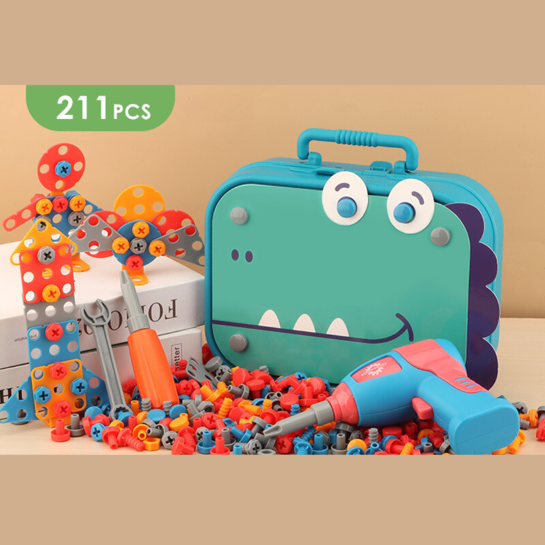 Montessori 3D-Werkzeugkoffer für Kinder