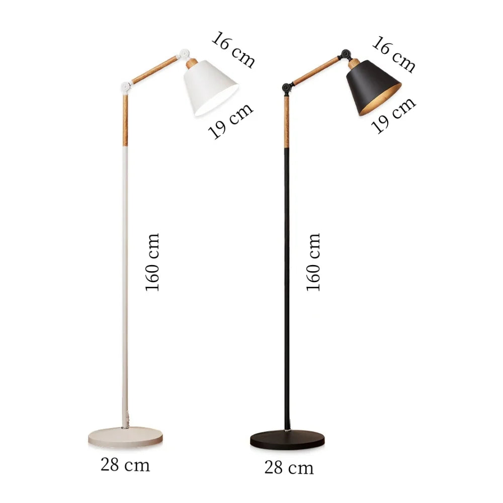 Nordic Stehlampe – Minimalistisches Design mit Verstellbarem Lampenkopf