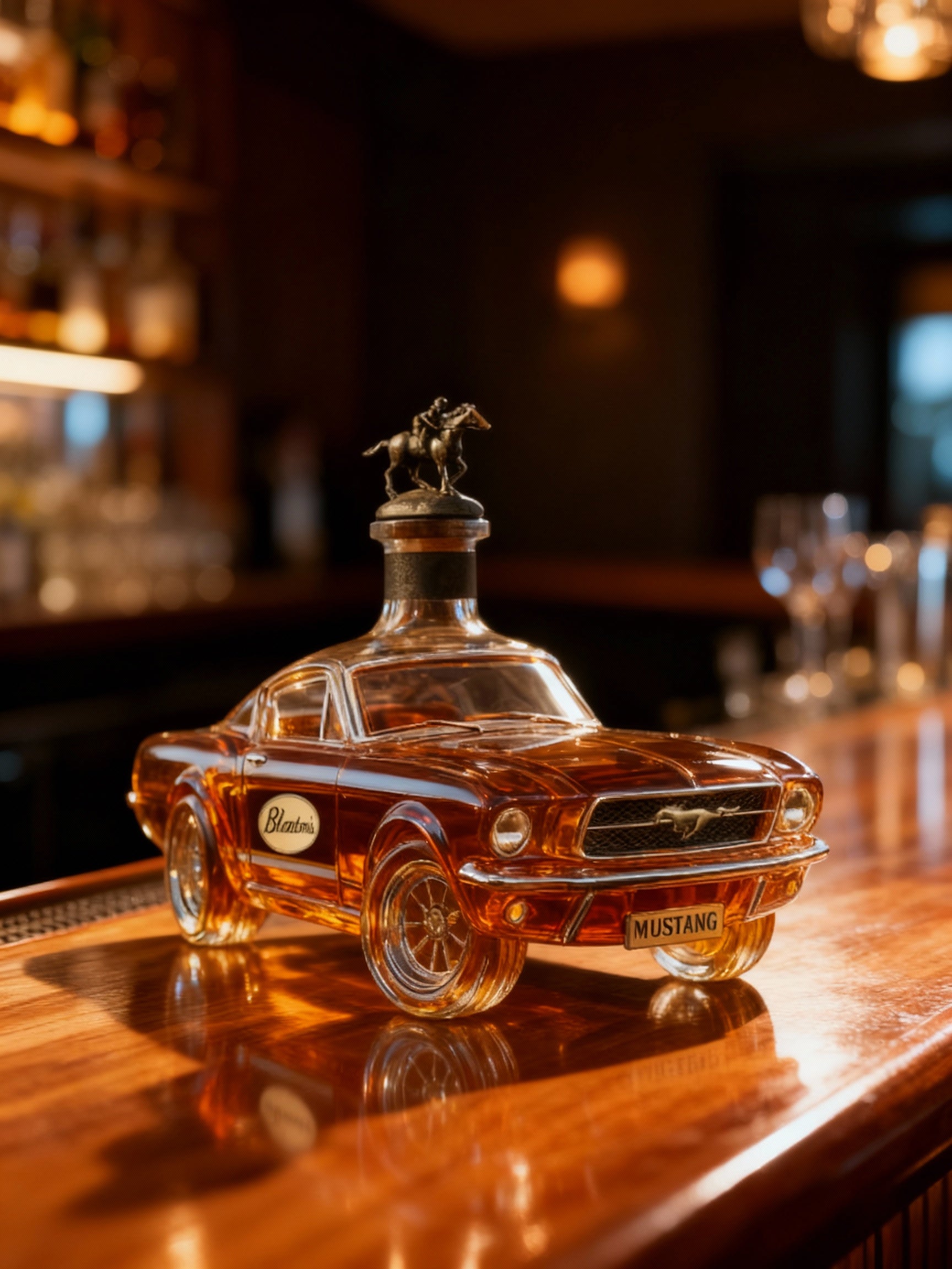 BowLift | Mustang Auto-förmiger Whiskey Dekanter