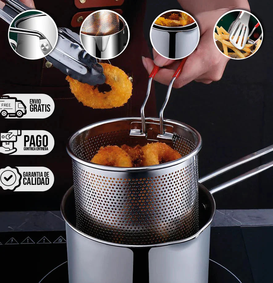 GourmetFry Deluxe Fritteuse für Kartoffeln | Hochwertige Fritteuse für knusprige und köstliche Kartoffeln zu Hause