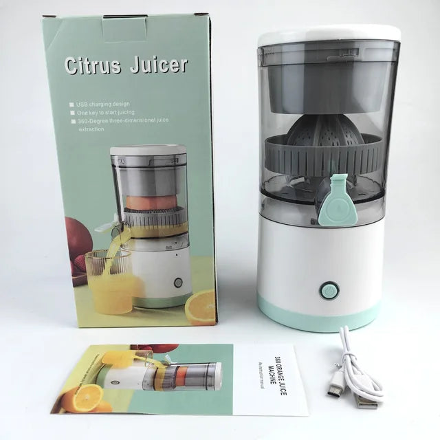 QuickJuice Saftpresse | Wiederaufladbare Tragbare Elektrische Saftpresse