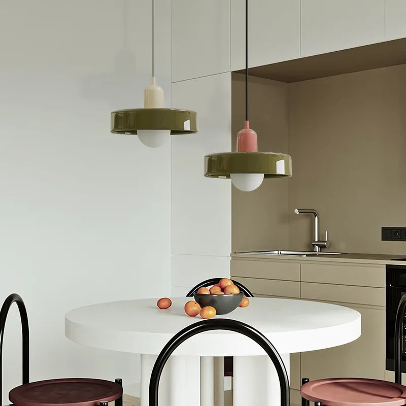 Finan Morandi Glas-Disk-Orb Pendelleuchte