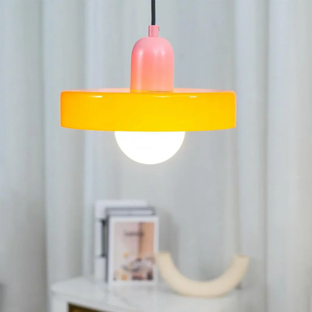 Finan Morandi Glas-Disk-Orb Pendelleuchte