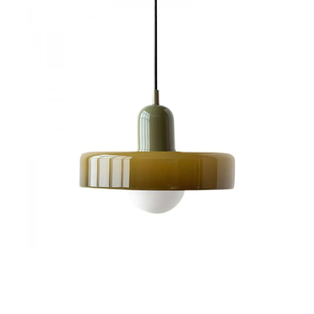 Finan Morandi Glas-Disk-Orb Pendelleuchte